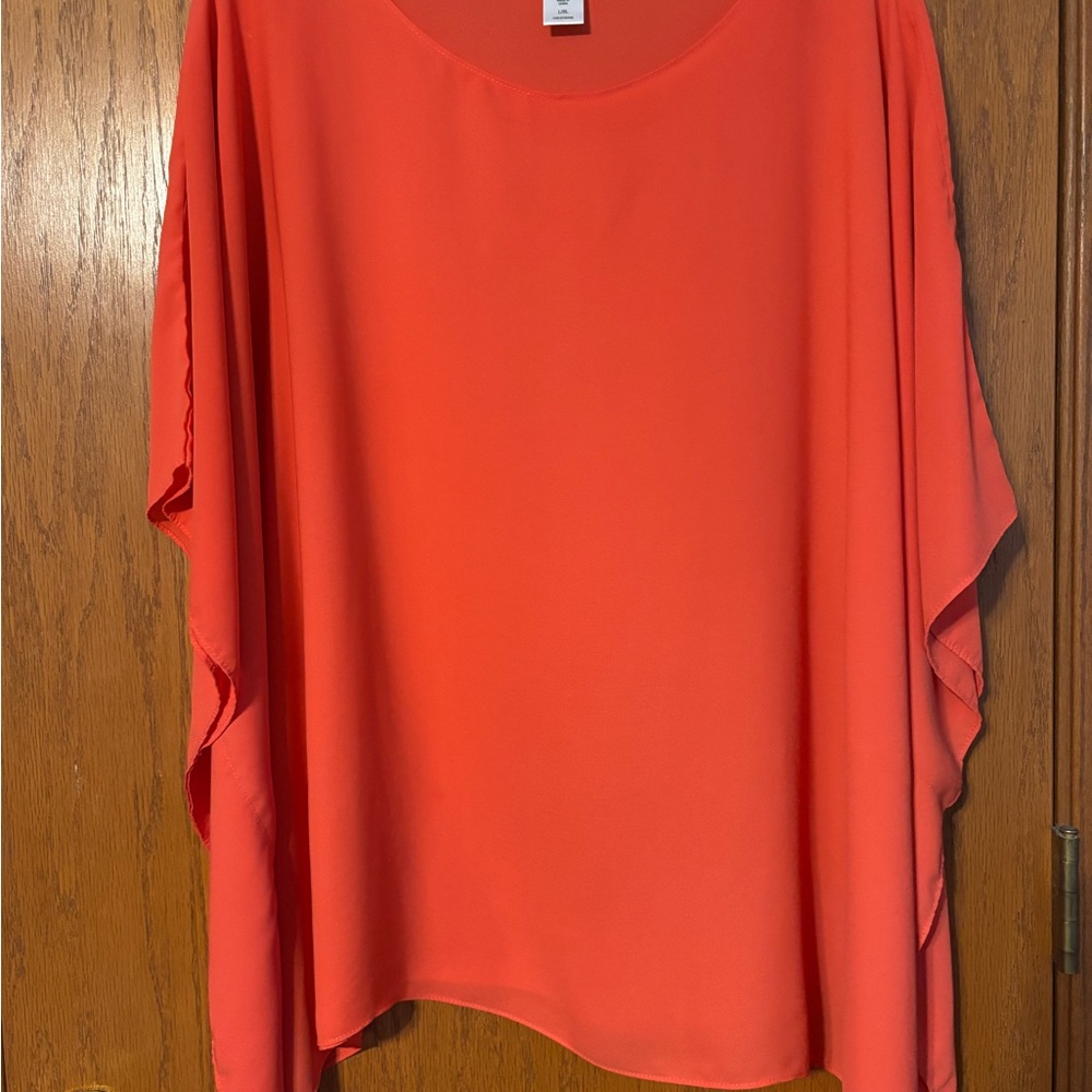 Elegant Coral Women's Blouse